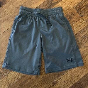 Under Armour Boys Charcoal Athletic Shorts